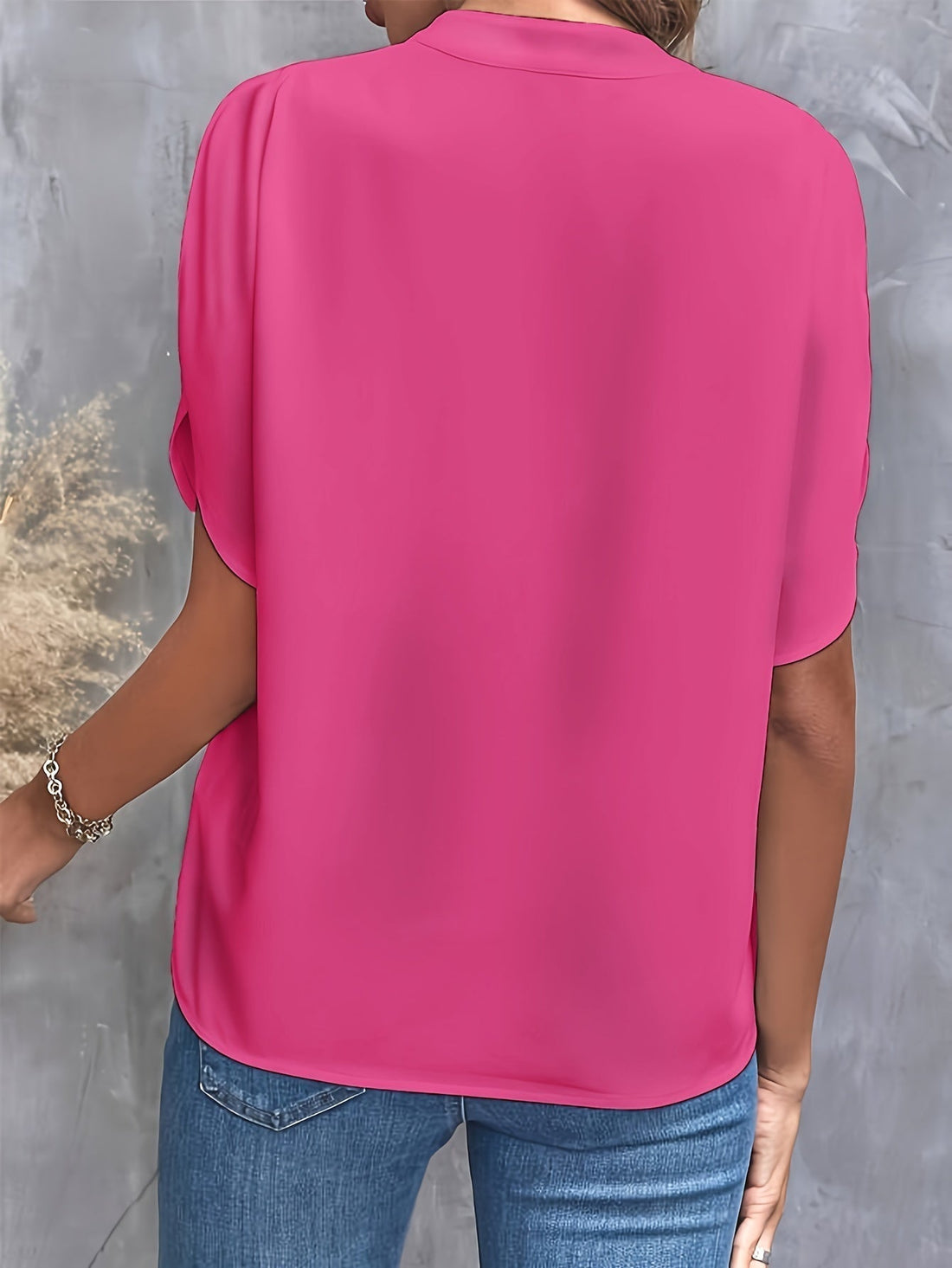 Lesly - Blouse femme élégante à col en V