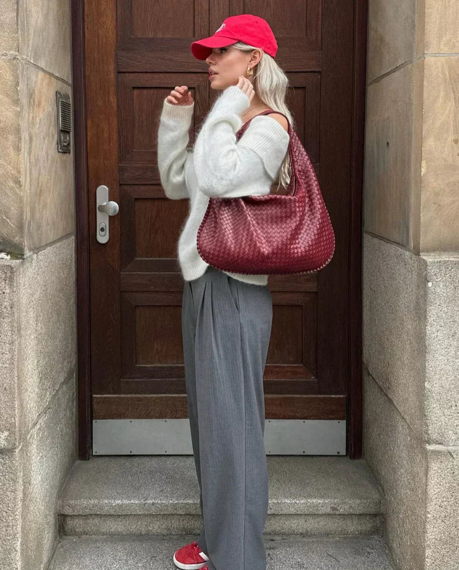 Sac à main tressé tendance - Élégance stylée pour tous les jours