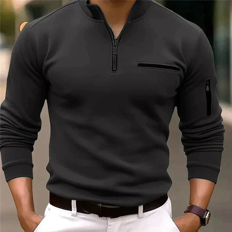 Jonas - Pull homme à demi-zip